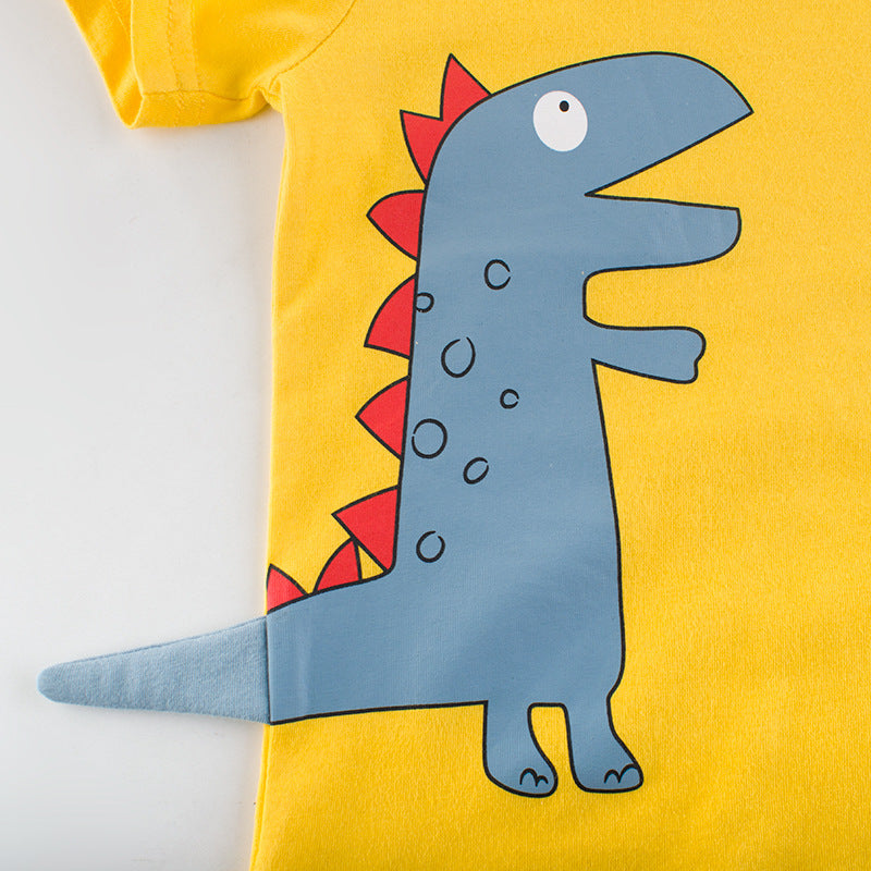 Camiseta para niños con estampado de dinosaurio.