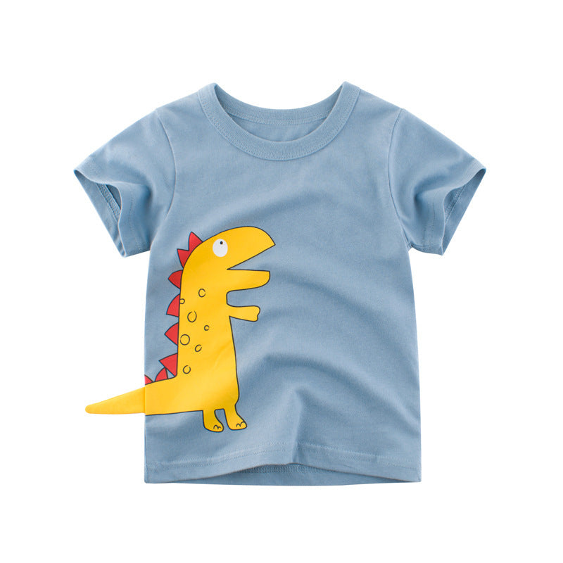 Camiseta para niños con estampado de dinosaurio.