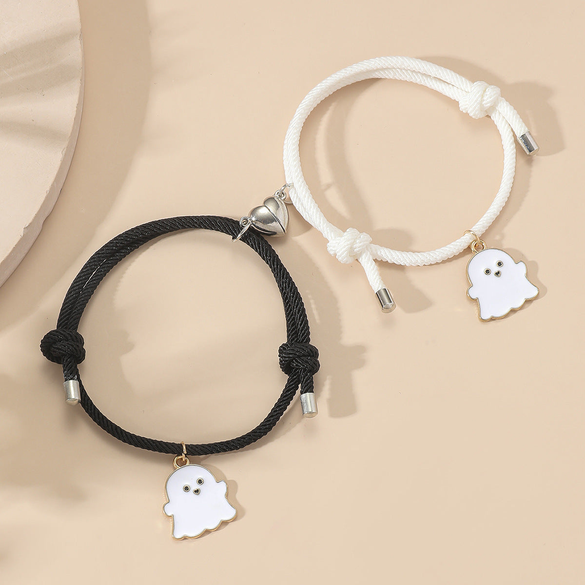 Conjunto de Pulseras de Halloween con Diseño de Calabaza, Murciélago y Demonio