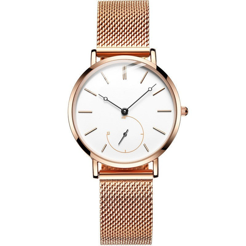 Reloj  para mujer con dial pequeño e impermeable.