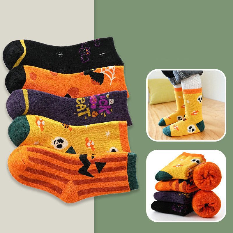 Calcetines de Felpa para Niños de Halloween