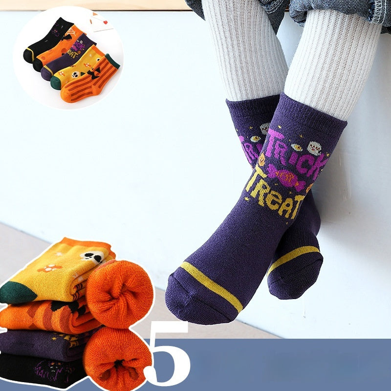 Calcetines de Felpa para Niños de Halloween