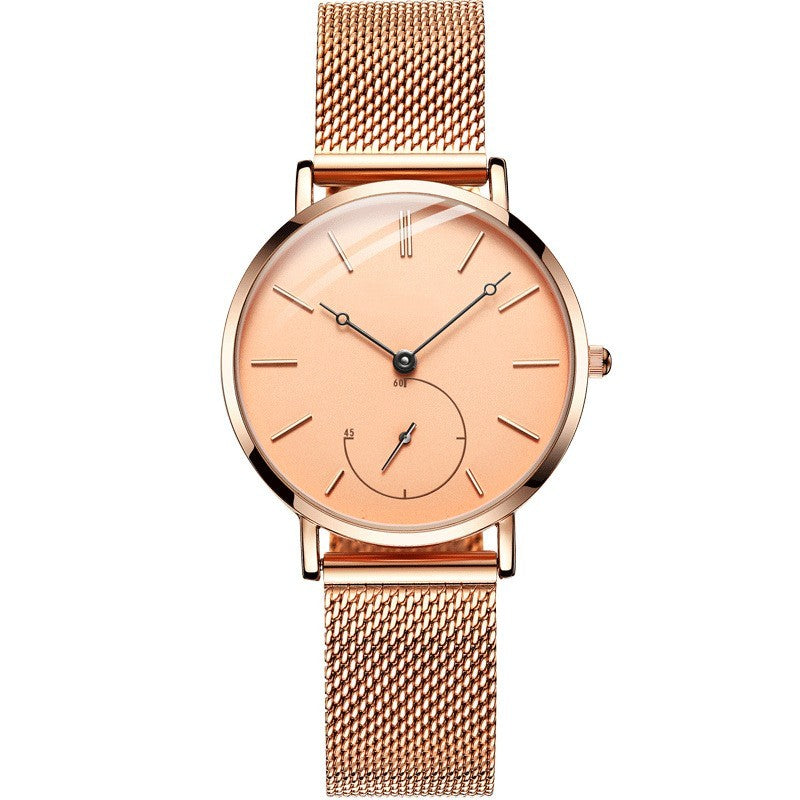 Reloj  para mujer con dial pequeño e impermeable.