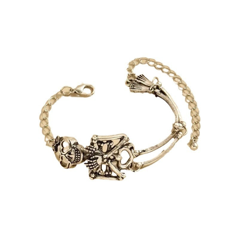 Pulsera de Calavera Humana Exagerada