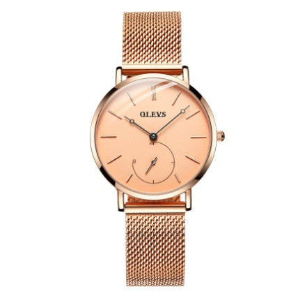 Reloj  para mujer con dial pequeño e impermeable.