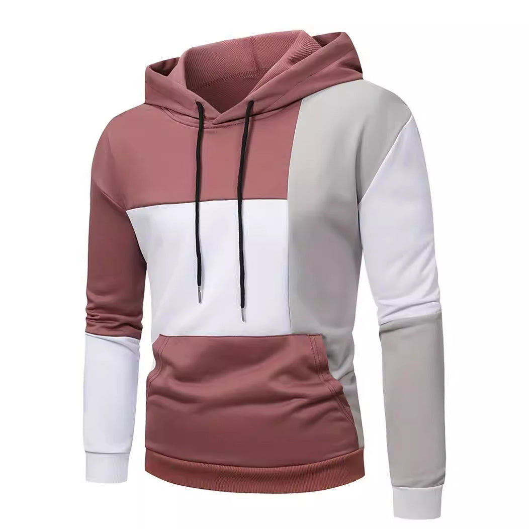 Sudadera con capucha para hombre con patrón a juego en 3D.