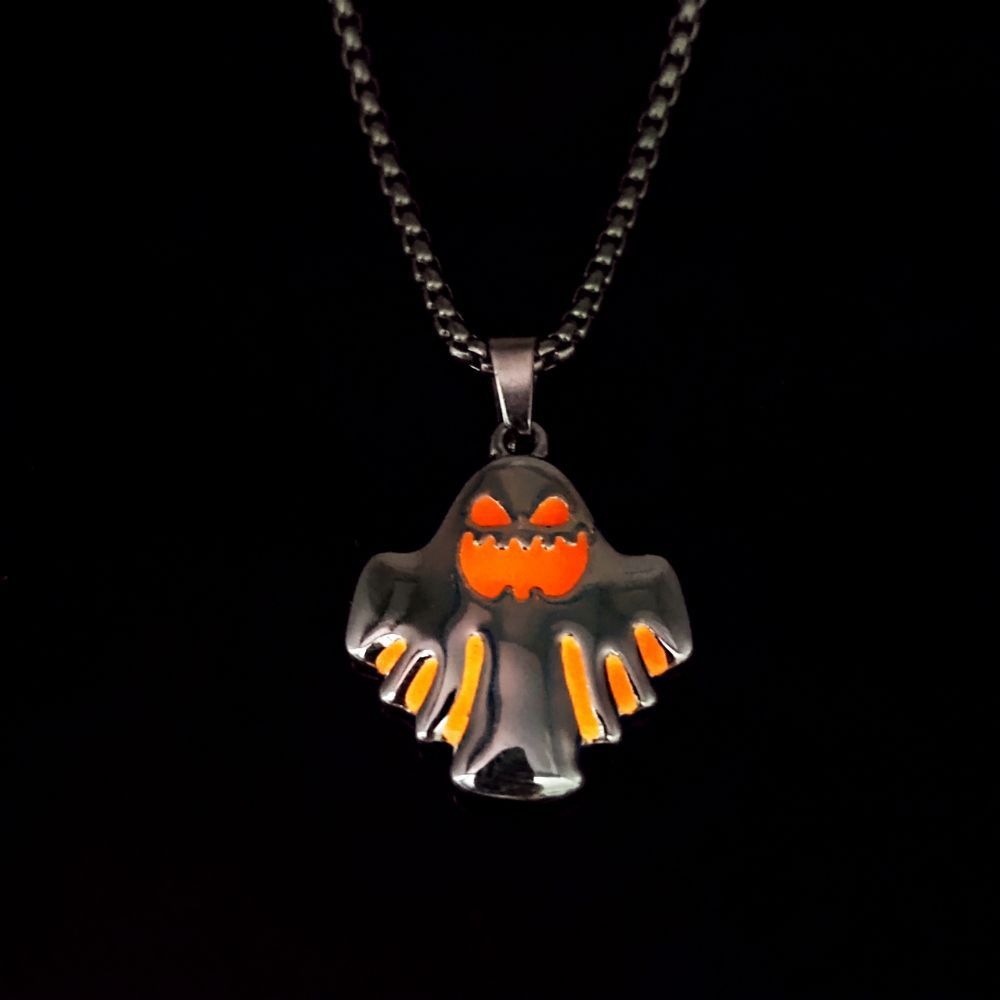 Collar de Halloween de Fantasma Luminoso