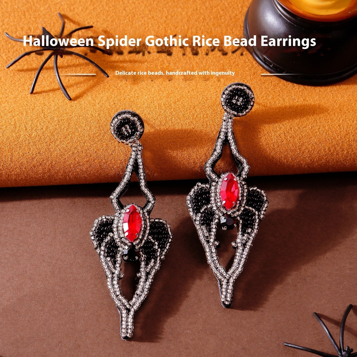 Pendientes de Araña para Halloween